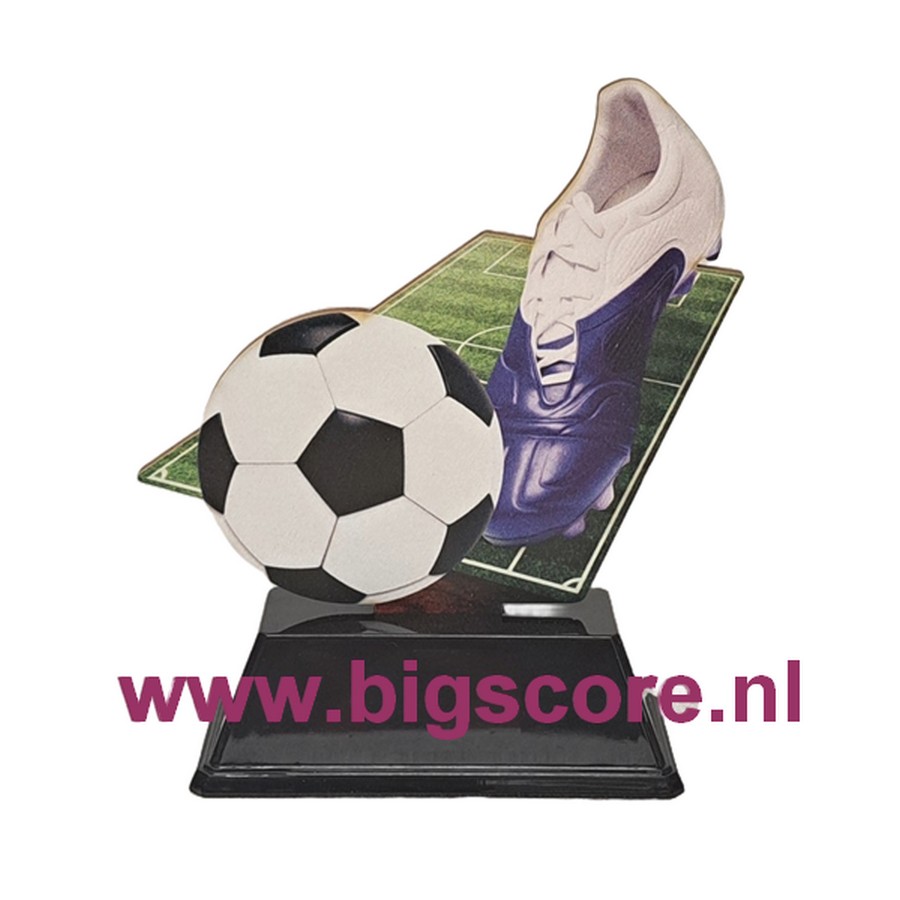Voetbal VO-22 Bal + Schoen FC Houtenstandaard LAATSTE 3 OP=OP!!